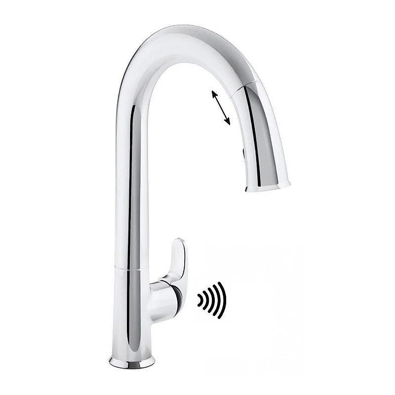 Смеситель для кухни Jacob Delafon Sensate E72218-B7-CP 