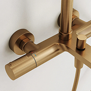 Душевая система Sancos Этна (Etna) SC9008BB с термостатом цвет Брашированная бронза-6