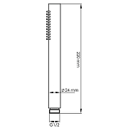 Ручной душ WasserKRAFT Niers A426BL цвет Черный матовый-1