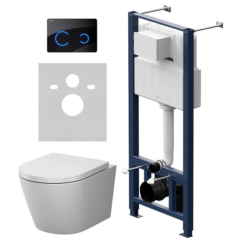 Унитаз с инсталляцией AM.PM X-Joy Aquaspin IS450B38.851900 