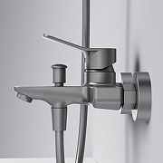 Смеситель для ванны AM.PM X-Joy F85A10055 цвет Титан-5