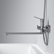 Смеситель для ванны AM.PM X-Joy F85A90255 цвет Титан-5