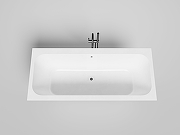 Ванна из искусственного камня Salini Орланда Аксис 180x80 103222M цвет Белый матовый-1