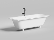 Ванна из искусственного камня Salini Орланда Аксис Кит 190x80 103311G цвет Белый матовый