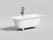 Ванна из искусственного камня Salini Орнелла Аксис 180x80 103421M цвет Белый матовый