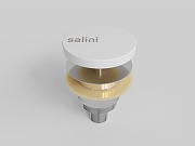 Донный клапан Salini 152301M click-clack цвет Белый матовый-1
