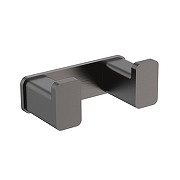 Двойной крючок AQUAme Tivoli AQM7302GM цвет Оружейный металл