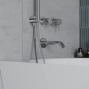 Душевая система AQUAme AQM8408CR цвет Хром-3
