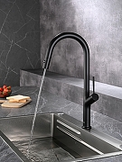 Смеситель для кухни AQUAme Cucina AQM9905MB цвет Черный матовый-1