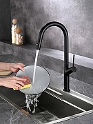 Смеситель для кухни AQUAme Cucina AQM9905MB цвет Черный матовый-11