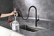 Смеситель для кухни AQUAme Cucina AQM9905MB цвет Черный матовый-12