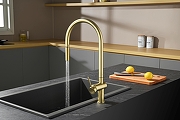 Смеситель для кухни AQUAme Cucina AQM9901BG цвет Шлифованное золото-15