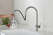 Смеситель для кухни AQUAme Cucina AQM9901BN цвет Никель шлифованный-4
