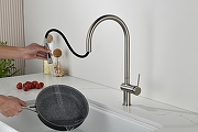 Смеситель для кухни AQUAme Cucina AQM9901BN цвет Никель шлифованный-11