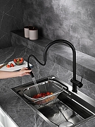 Смеситель для кухни AQUAme Cucina AQM9901MB цвет Черный матовый-2