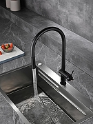 Смеситель для кухни AQUAme Cucina AQM9901MB цвет Черный матовый-3
