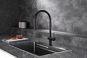 Смеситель для кухни AQUAme Cucina AQM9901MB цвет Черный матовый-7
