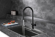 Смеситель для кухни AQUAme Cucina AQM9901MB цвет Черный матовый-8