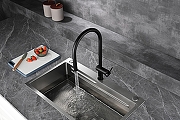Смеситель для кухни AQUAme Cucina AQM9901MB цвет Черный матовый-12