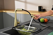 Смеситель для кухни AQUAme Cucina AQM9902BG цвет Шлифованное золото-9