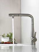 Смеситель для кухни AQUAme Cucina AQM9902BN цвет Никель шлифованный-1