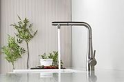 Смеситель для кухни AQUAme Cucina AQM9902BN цвет Никель шлифованный-5