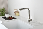 Смеситель для кухни AQUAme Cucina AQM9902BN цвет Никель шлифованный-6