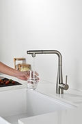 Смеситель для кухни AQUAme Cucina AQM9902BN цвет Никель шлифованный-12