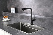 Смеситель для кухни AQUAme Cucina AQM9903MB цвет Черный матовый-2