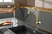 Смеситель для кухни AQUAme Cucina AQM9905BG цвет Шлифованное золото-7