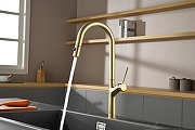 Смеситель для кухни AQUAme Cucina AQM9905BG цвет Шлифованное золото-14