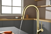 Смеситель для кухни AQUAme Cucina AQM9905BG цвет Шлифованное золото-15