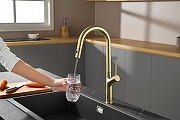 Смеситель для кухни AQUAme Cucina AQM9905BG цвет Шлифованное золото-16