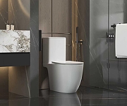Унитаз-компакт AQUAme AQM1007PRO цвет Белый без бачка с сиденьем Микролифт-1