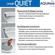 Унитаз подвесной AQUAme AQM2002LPRO цвет Белый с сиденьем Микролифт-6
