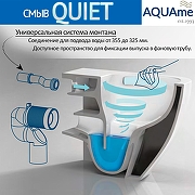 Унитаз подвесной AQUAme AQM2002LPRO цвет Белый с сиденьем Микролифт-7
