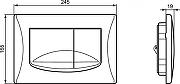 Кнопка смыва для инсталляции Ideal Standard Solea M2 R0109AA цвет Хром-2