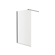 Душевая перегородка Knotlor 120 WI120CG0GM профиль Оружейная сталь стекло прозрачное