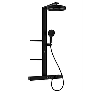 Душевая система Black&White Gravity GH-9005N-MB 9005NMB с термостатом цвет Черный матовый