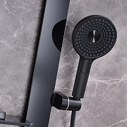 Душевая система Black&White Gravity GH-9005N-MB 9005NMB с термостатом цвет Черный матовый-11