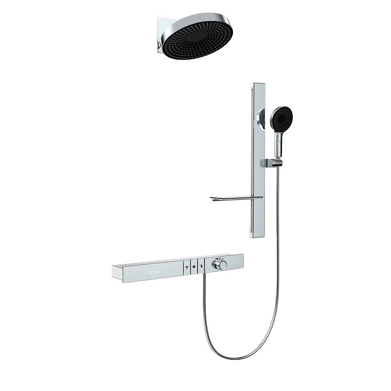 Душевая система Black&White Gravity GH-9025N-C 9025NC 