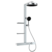 Душевая система Black&White Gravity GH-9005N-C 9005NC с термостатом цвет Хром