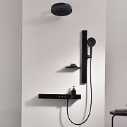 Душевая система Black&White Gravity GH-9025N-MB 9025MB с термостатом цвет Черный матовый-2
