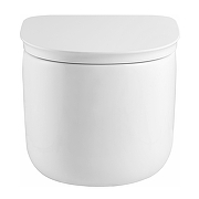 Унитаз подвесной Black&White Gravity WX-780 780WX цвет Белый с сиденьем Микролифт-1