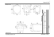 Унитаз подвесной Black&White Gravity WX-780 780WX цвет Белый с сиденьем Микролифт-9