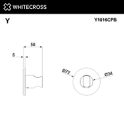 Держатель ручного душа Whitecross Y copper brushed Y1016CPB цвет Медь брашированная-1