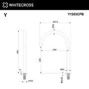 Излив для смесителя Whitecross Y copper brushed Y1203CPB цвет Медь брашированная-1