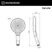 Ручной душ Whitecross Y copper brushed TOP-CPB цвет Медь брашированная-1