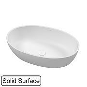 Раковина накладная Whitecross 58 0744.058037.200 цвет Белый матовый