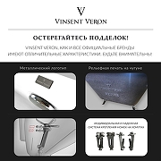 Чугунная ванна Vinsent Veron Italon 170x70 VIT1707045H/VH0012NI-AS цвет Белый с квадратными ручками никель и антискользящим покрытием-8